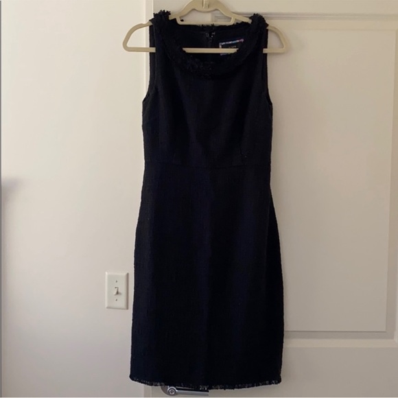 J.Crew Women's Sheath Textured Dress Black Size US 4 NWT Business - Picture 2 of 6